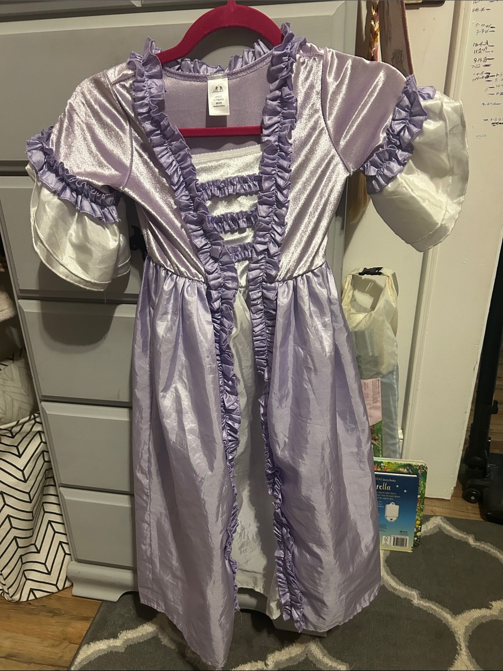 Lilac Ruffled Princess Costume Dress for Kids